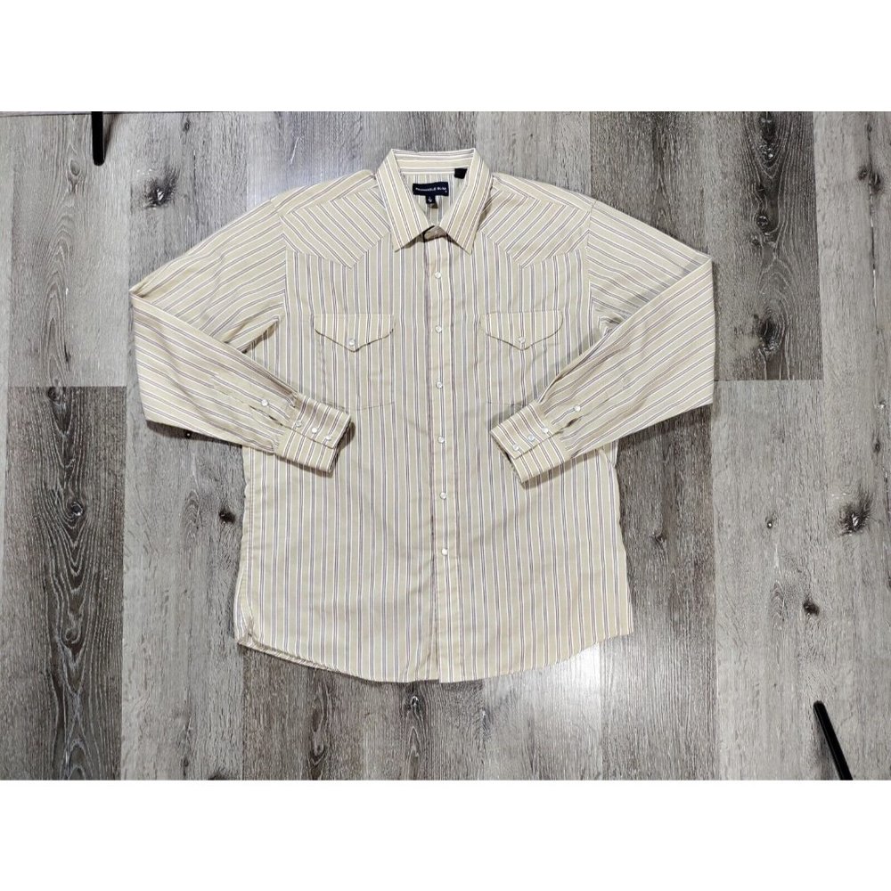 Vintage Panhandle Slim Mens Western Shirt Large